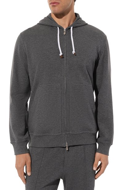 Хлопковая толстовка BRUNELLO CUCINELLI, арт. M0T35B2146, фото 3
