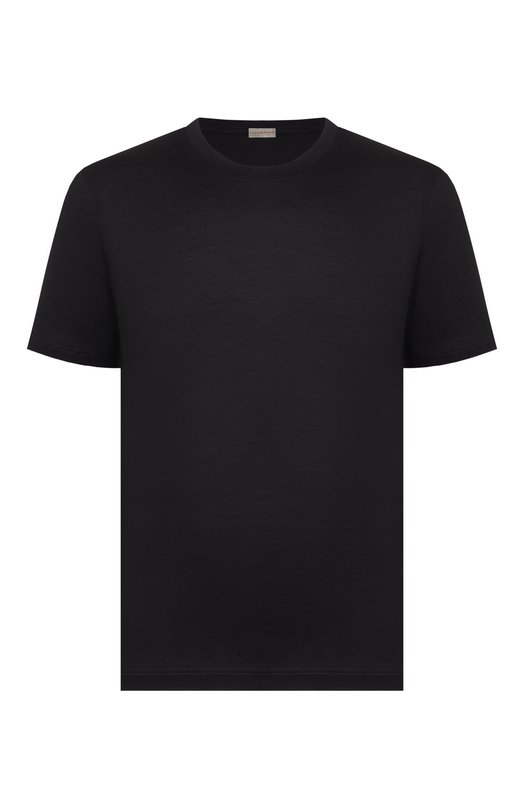 Хлопковая футболка Capobianco 20M660.MK00._001 Чёрный 20M660.MK00._001