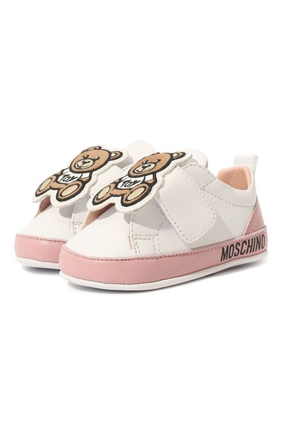 Кожаные слипоны MOSCHINO, арт. 71671 VAR.1, фото 1