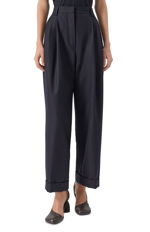 Шерстяные брюки Dries Van Noten 010920-2193-509 Синий  010920-2193-509 Фото 3