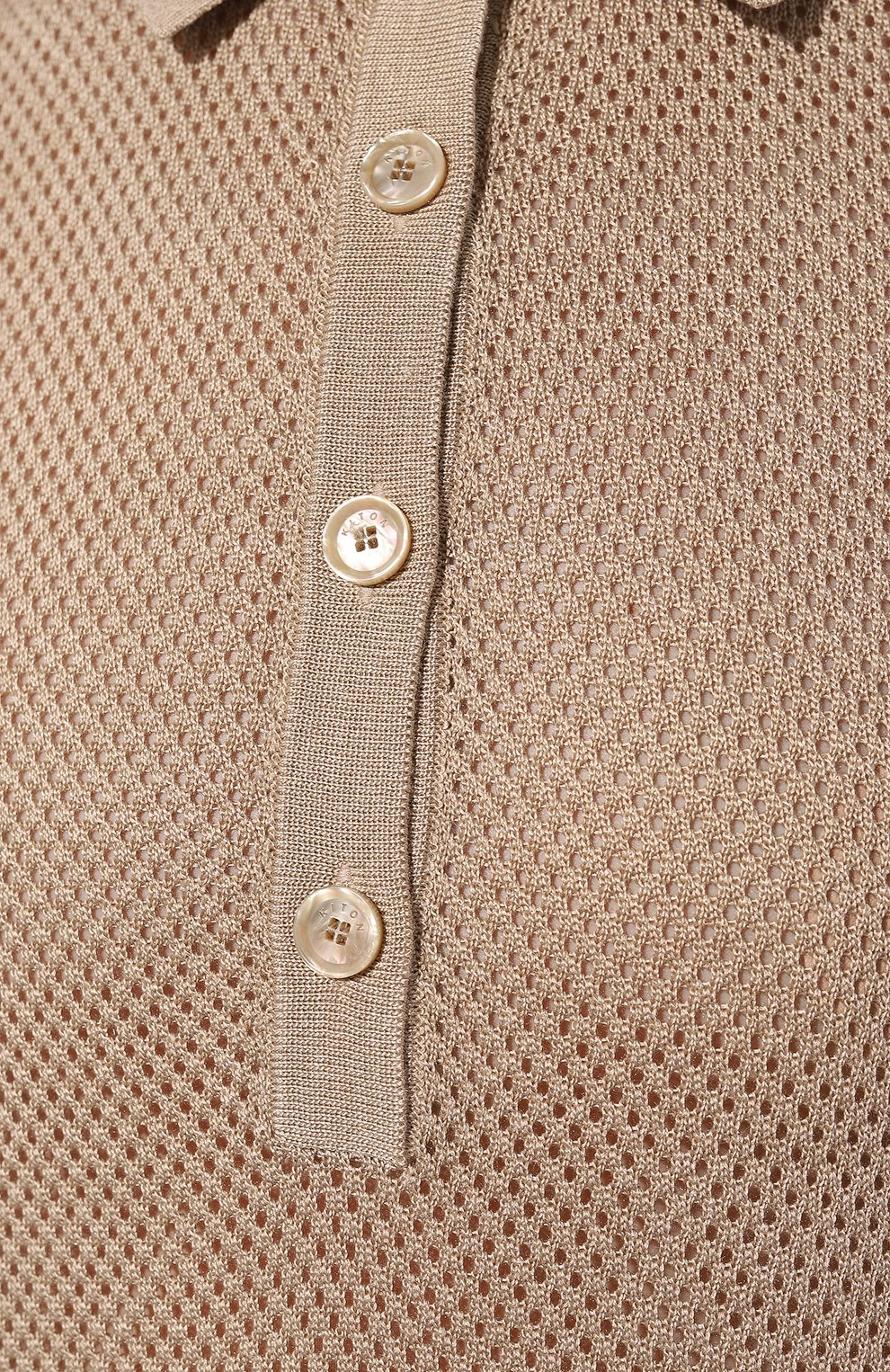 Шелковое поло KITON, арт. D55714DES, фото 5