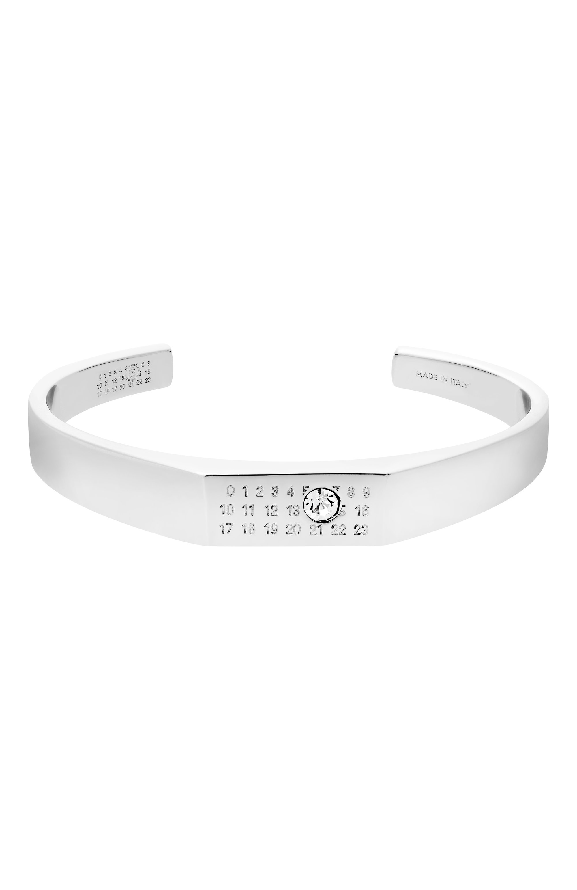 Браслет MM6 серебряного цвета по цене 45900 руб., арт. SM6UY0104/P8859, фото 1 Браслет MM6, арт. SM6UY0104/P8859, фото 1