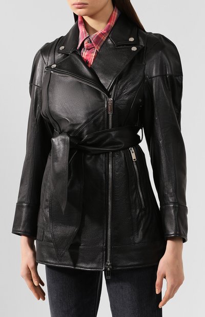 Кожаная куртка AKIRA NAKA, арт. AP1922-BK, фото 3