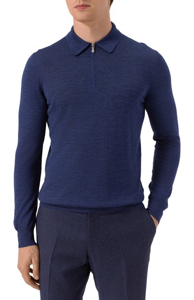 Поло из шерсти и шелка GRAN SASSO, арт. 57137/13190, фото 3