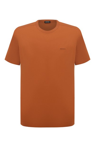 Мужская хлопковая футболка ZEGNA, арт. UD360A7/D760