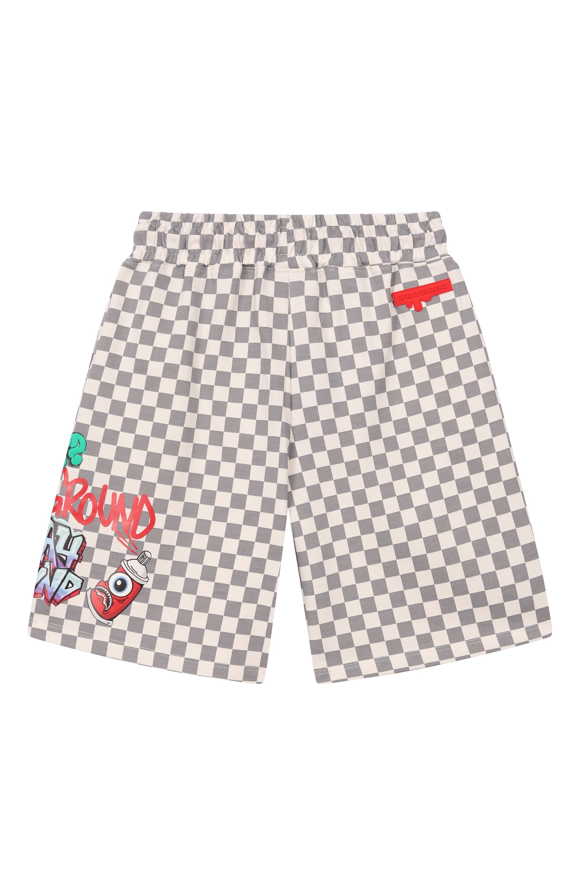 Хлопковые шорты SPRAYGROUND, арт. SPY1408E/SPRAYGR0UND WRITERS CHECKERED SH0RTS, фото 2