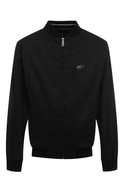 Мужской бомбер изо льна и шерсти ZILLI, арт. B0M01BM0910VZLF95