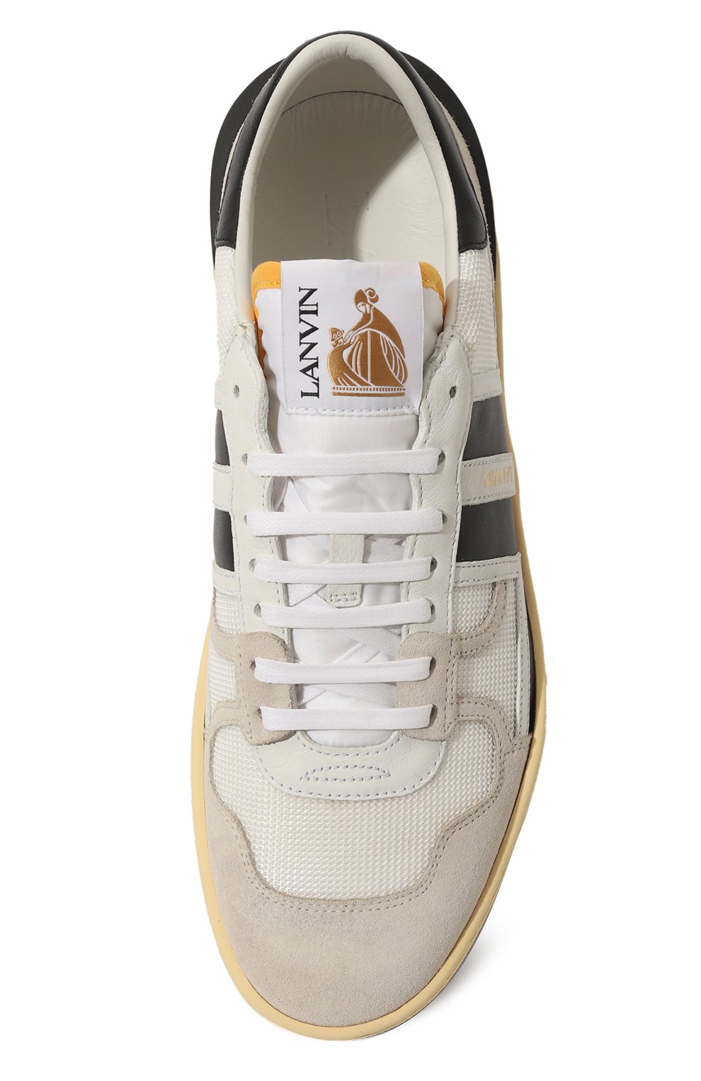 Комбинированные кеды clay LANVIN, арт. FM-SKDK00-NAS1, фото 6