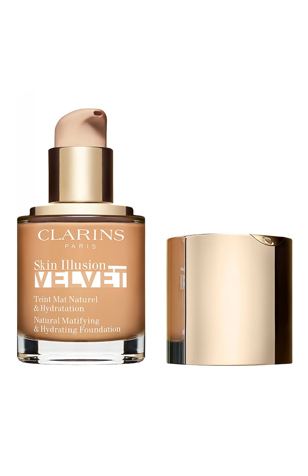 Увлажняющий тональный крем с матовым покрытием skin illusion velvet, 108.5w cashew (30ml) CLARINS, арт. 80079901, фото 3