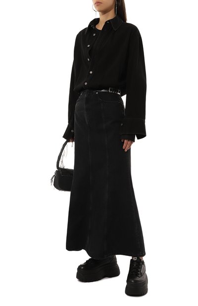 Кожаные кроссовки sprinter NAKED WOLFE черного цвета по цене 29350 руб., арт. SPRINTER, фото 2 Кожаные кроссовки sprinter NAKED WOLFE, арт. SPRINTER, фото 2