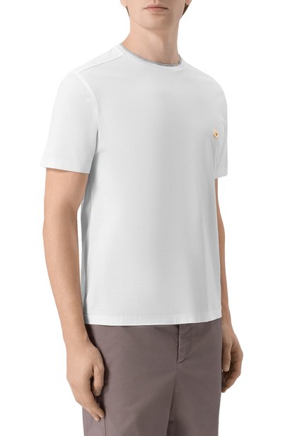 Хлопковая футболка STEFANO RICCI, арт. MNH6105000/TE0001, фото 3