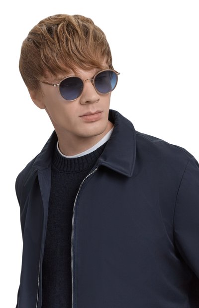 Солнцезащитные очки MOSCOT, арт. ZEV SUN CINNAM0N/G0LD DENIM BLUE, фото 2