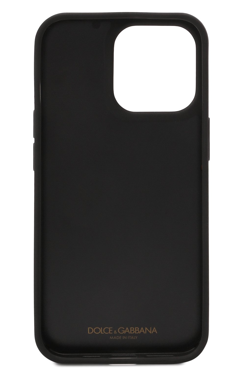 Кожаный чехол для iphone 13 pro DOLCE & GABBANA черного цвета по цене 19950 руб., арт. BI3135/A1001, фото 2 Кожаный чехол для iphone 13 pro DOLCE & GABBANA, арт. BI3135/A1001, фото 2