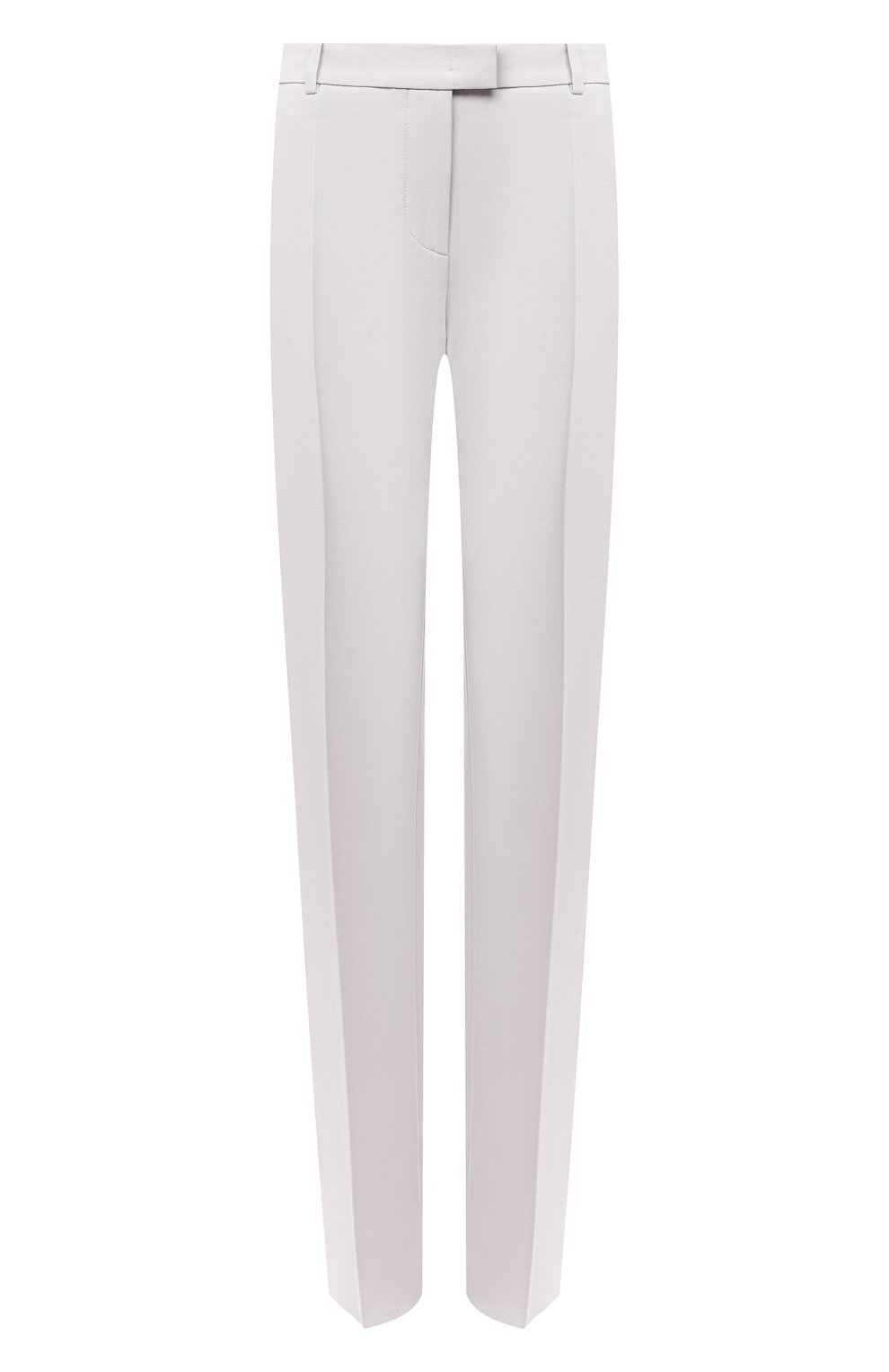 Шерстяные брюки GIORGIO ARMANI серого цвета по цене 89950 руб., арт. 0WHPP0DJ/T01QW, фото 1 Шерстяные брюки GIORGIO ARMANI, арт. 0WHPP0DJ/T01QW, фото 1