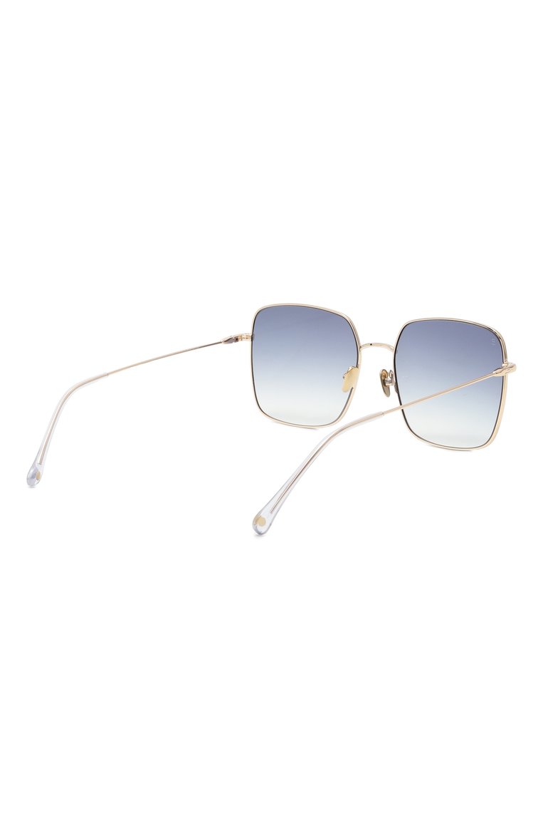 Женские солнцезащитные очки BALI EYEWEAR голубого цвета, арт. RUBY B1C13 | Фото 3 (Региональные ограничения белый список (Axapta Mercury): Не проставлено; Нос: Не проставлено; Тип очков: С/з; Материал: Металл; Очки форма: Квадратные; Оп�тика Гендер: оптика-женское)