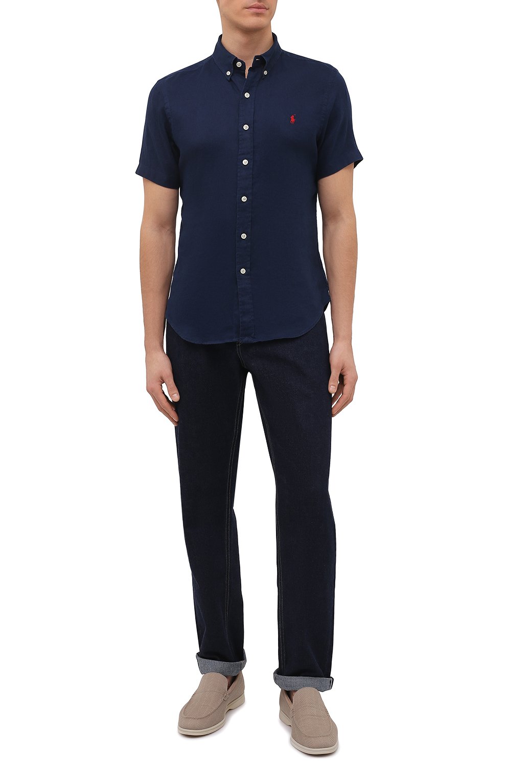 Льняная рубашка POLO RALPH LAUREN, арт. 710795453, фото 2