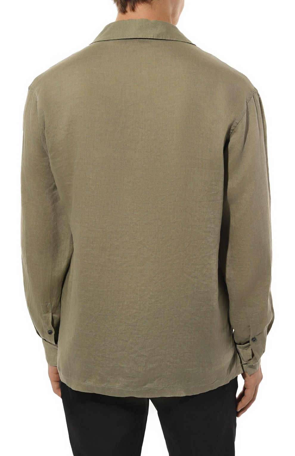 Льняная рубашка GIORGIO ARMANI, арт. GM000316/AF11848, фото 4