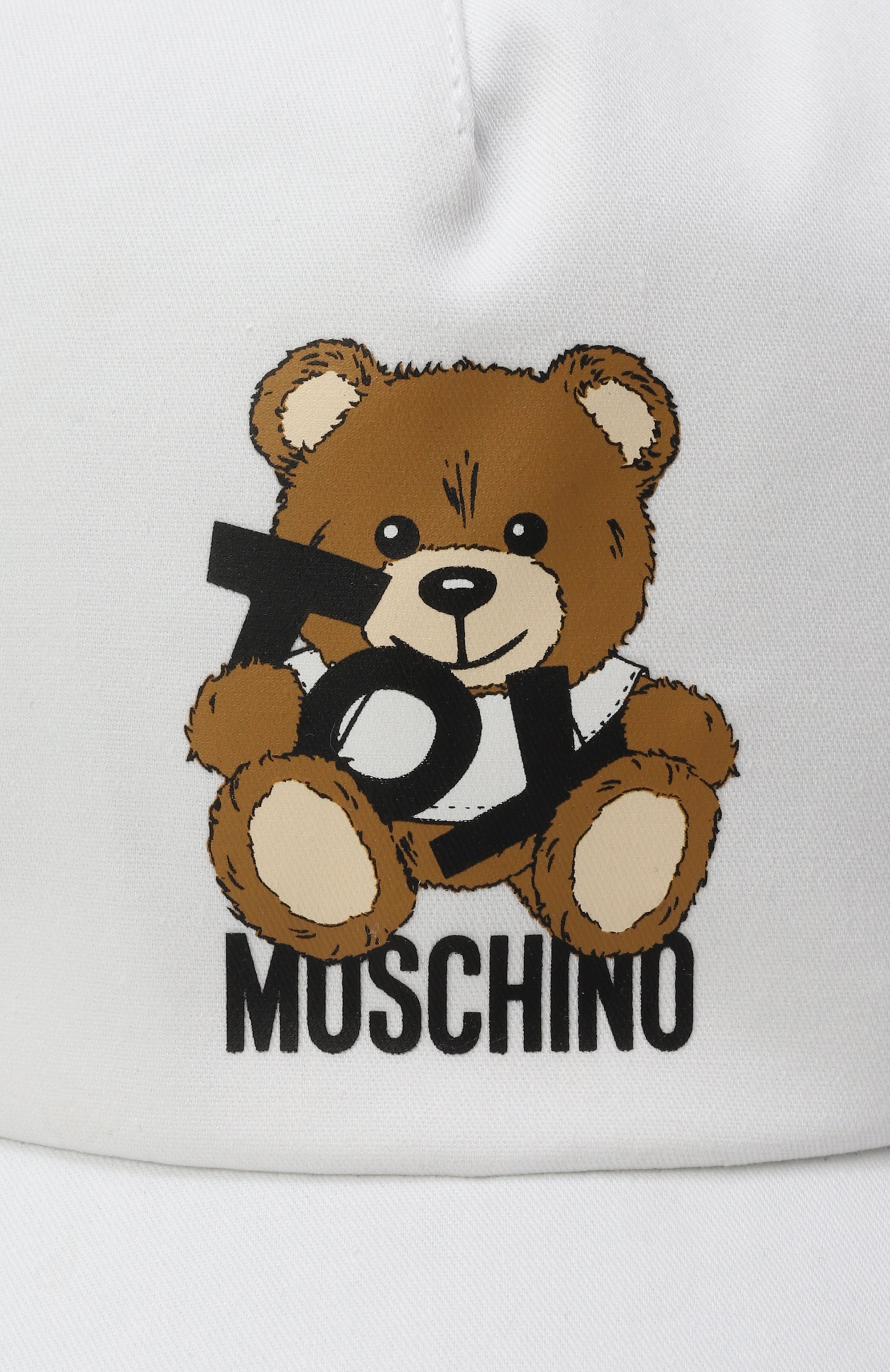 Хлопковая бейсболка MOSCHINO, арт. HWX01N/L0A00, фото 3