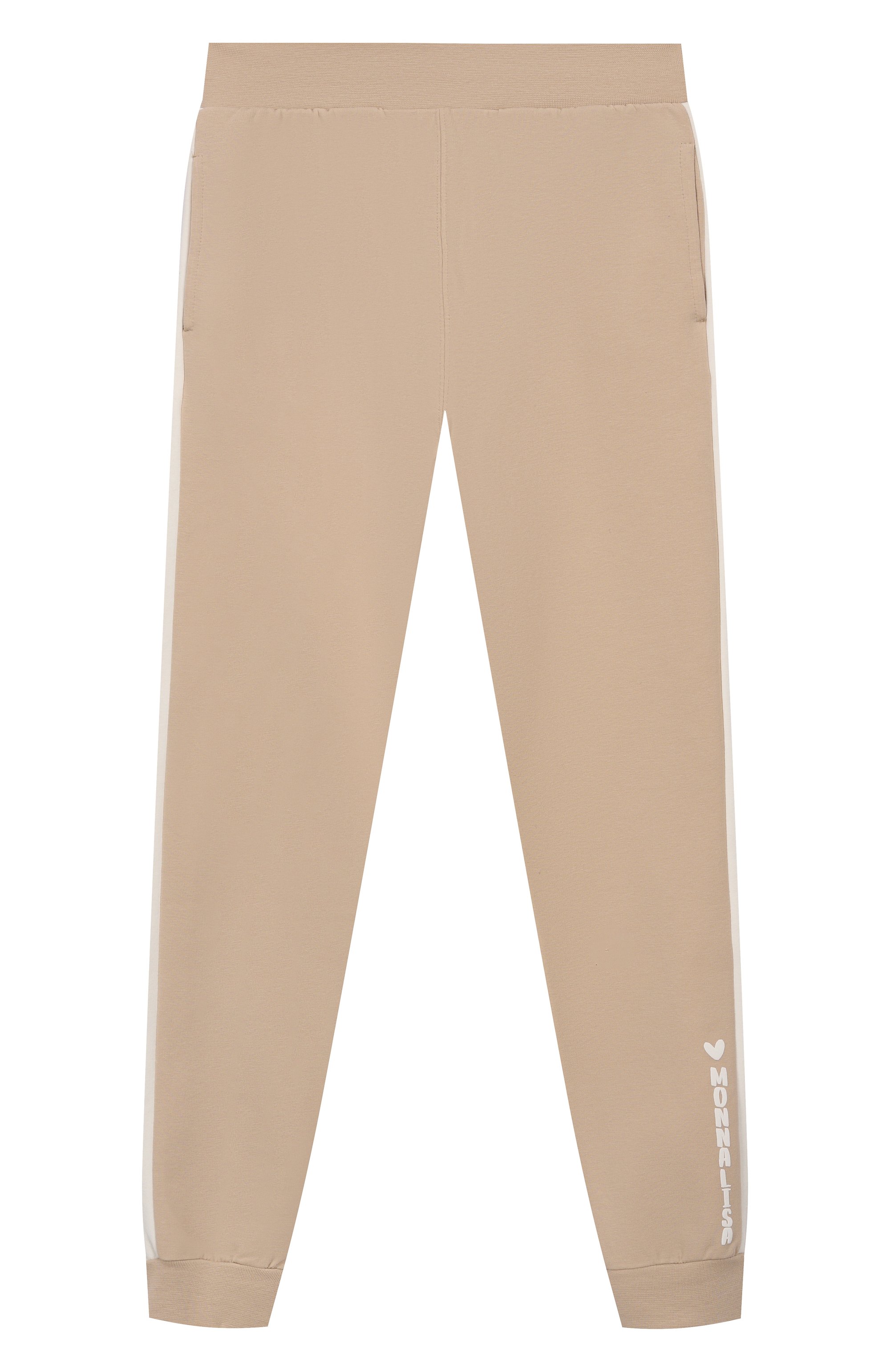 Комплект из худи и брюк MONNALISA светло-бежевого цвета по цене 29900 руб., арт. 19F500, фото 4 Комплект из худи и брюк MONNALISA, арт. 19F500, фото 4