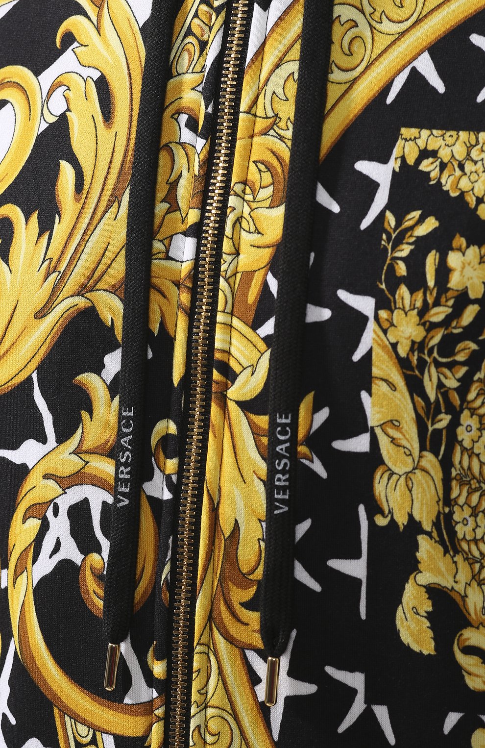 Хлопковая толстовка VERSACE черного цвета по цене 117000 руб., арт. A83307/A231036, фото 5 Хлопковая толстовка VERSACE, арт. A83307/A231036, фото 5
