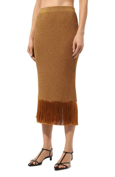 Юбка из вискозы BOTTEGA VENETA, арт. 739163V2TE0 8480, фото 3