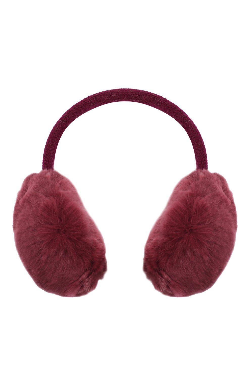 Шерстяные наушники с меховой отделкой YVES SALOMON ENFANT, арт. 20WEA310XXREXW, фото 1