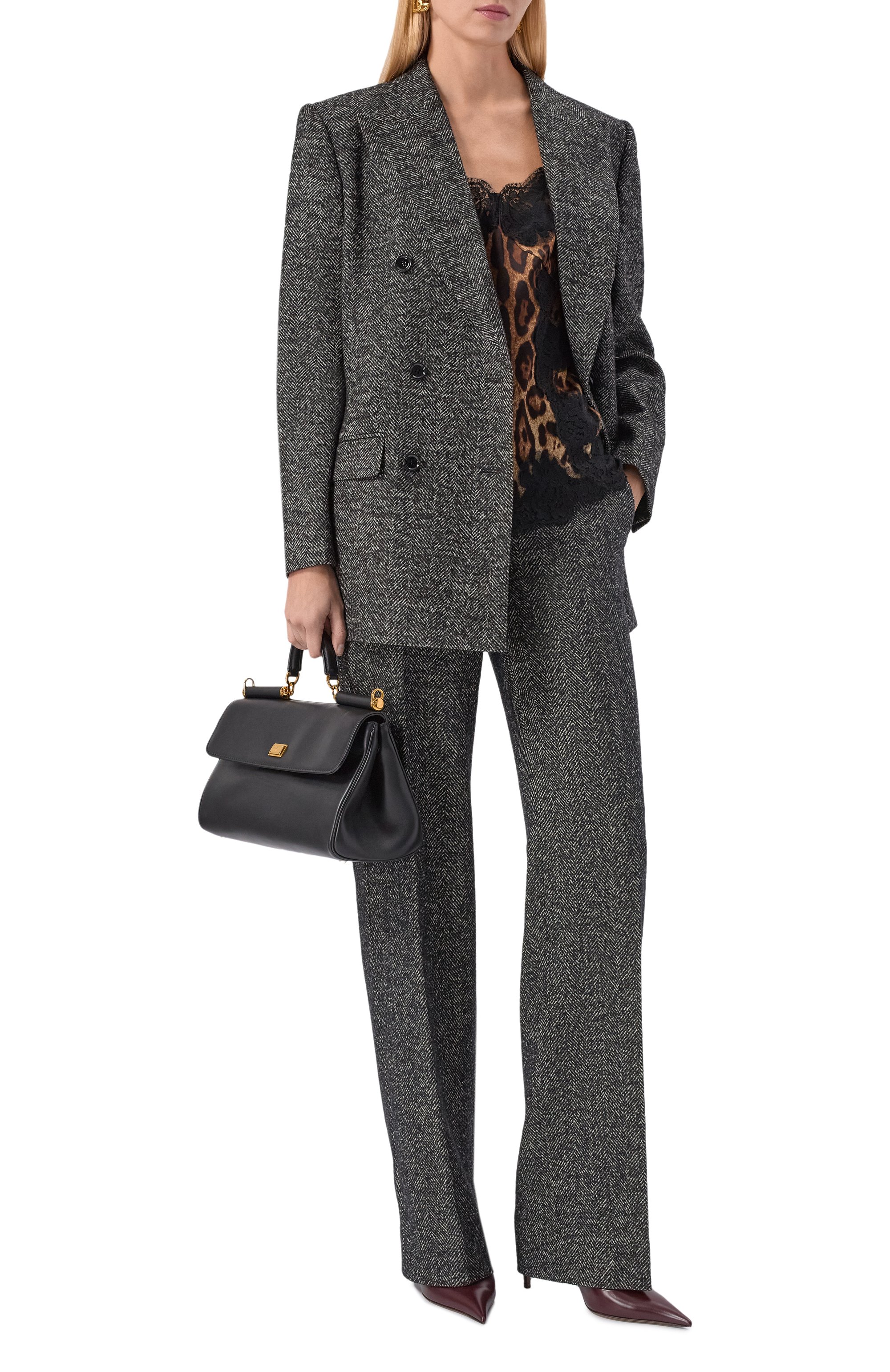 Шерстяные брюки DOLCE & GABBANA, арт. FTC31T/FCBAJ, фото 2