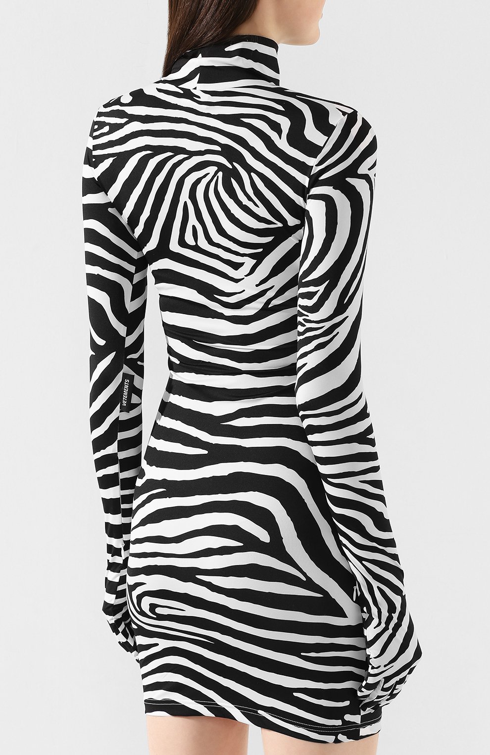 Платье с принтом VETEMENTS, арт. SS20DR294 2613/W/ZEBRA, фото 4