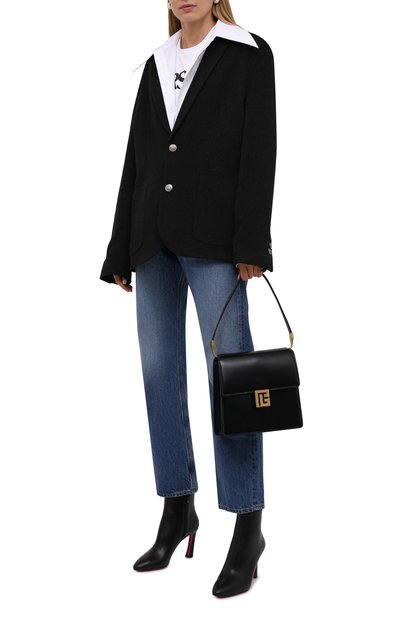 Кожаные ботильоны so eleonor 85 CHRISTIAN LOUBOUTIN, арт. 3210867/S0 ELE0N0R 85, фото 2