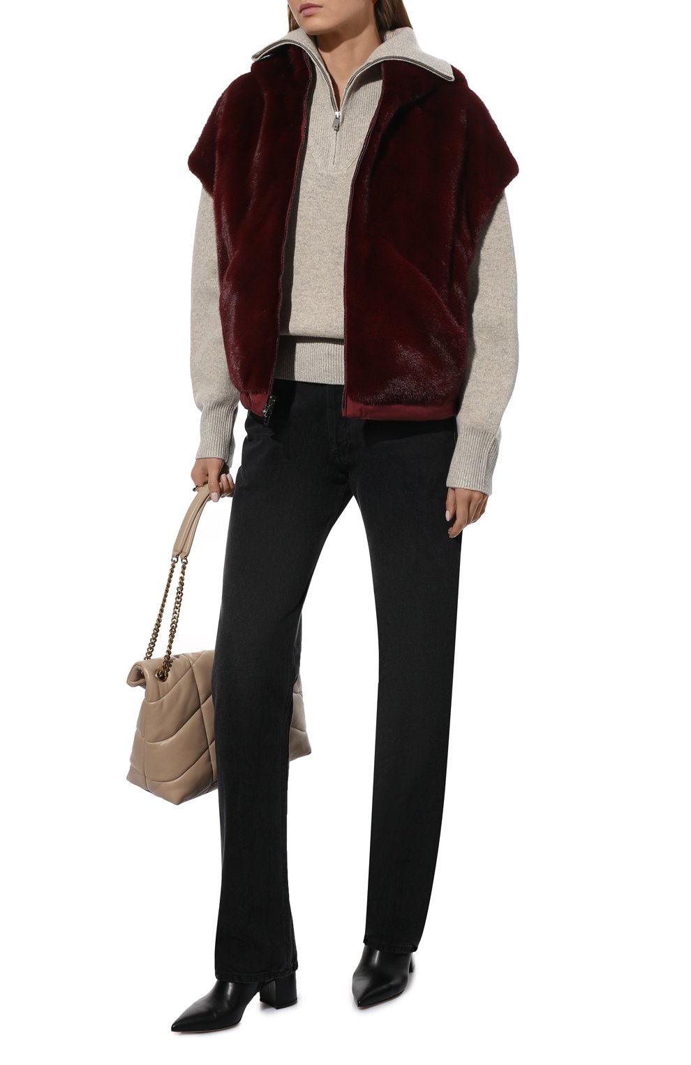 Жилет из меха норки LORO PIANA, арт. FAL7230, фото 2