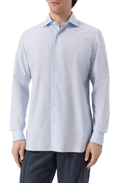 Хлопковая сорочка LUIGI BORRELLI, арт. SR3813, фото 3