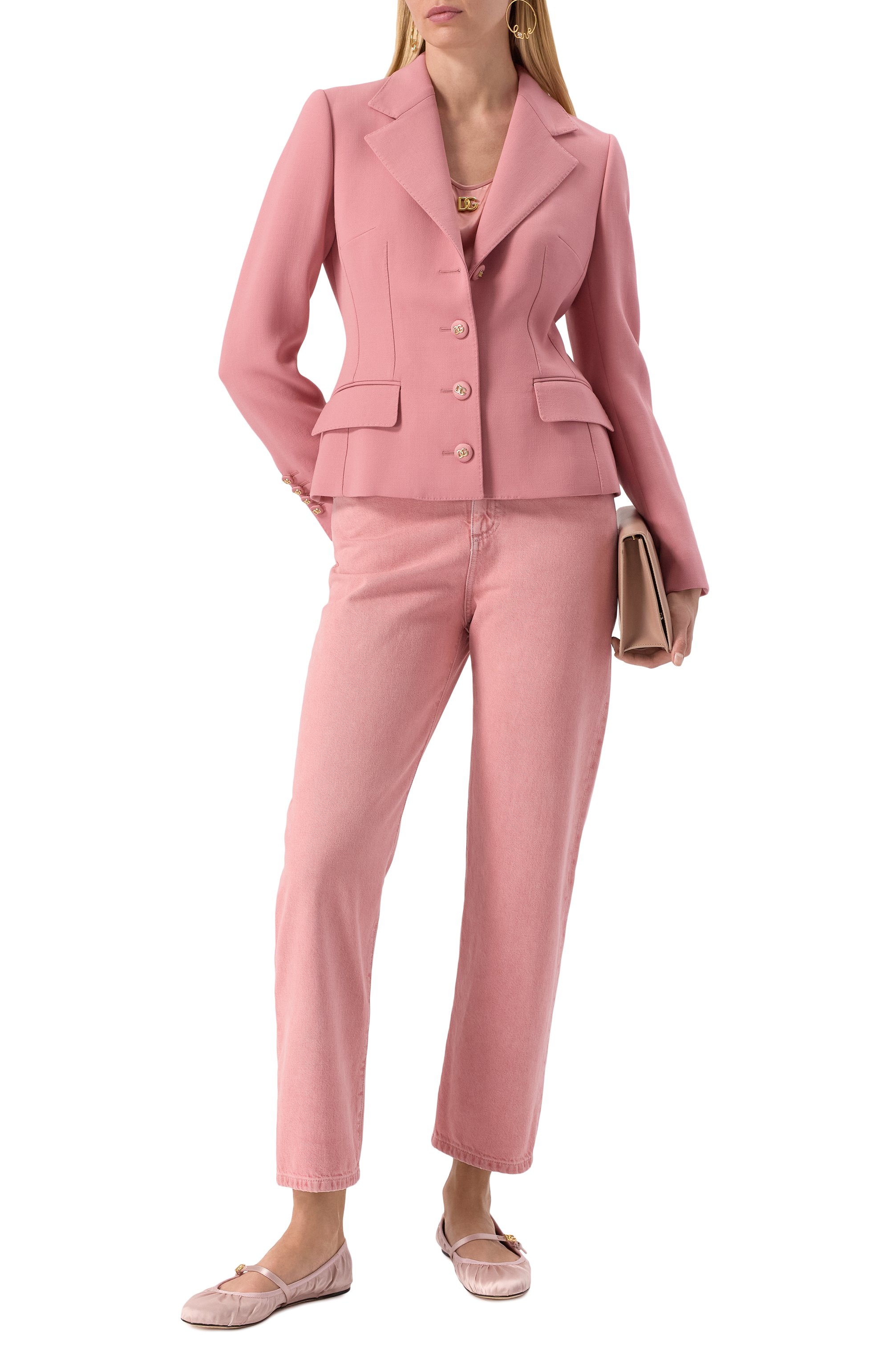 Текстильные балетки vally DOLCE & GABBANA, арт. CB0257/AD160, фото 3