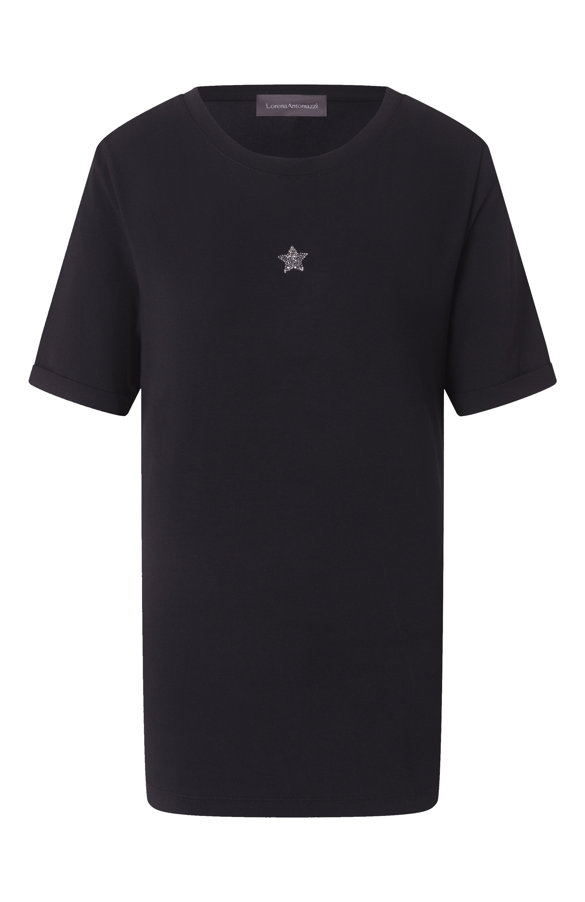 Хлопковая футболка LORENA ANTONIAZZI, арт. TS24/9999, фото 1