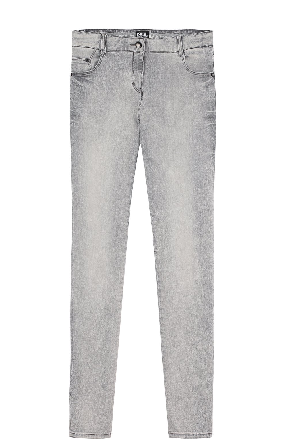 Джинсы с декоративными потертостями KARL LAGERFELD KIDS, арт. Z14067/14A-16A, фото 1