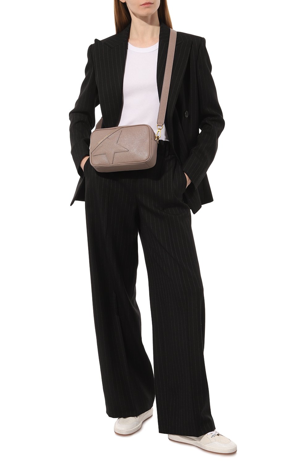 Кожаные кеды ball star GOLDEN GOOSE DELUXE BRAND, арт. GWF00117.F002504, фото 2