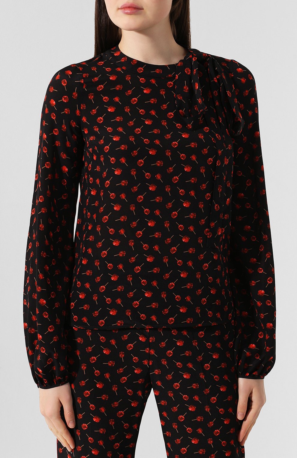 Шелковая блузка N21, арт. 19I N2M0/G171/5948, фото 3