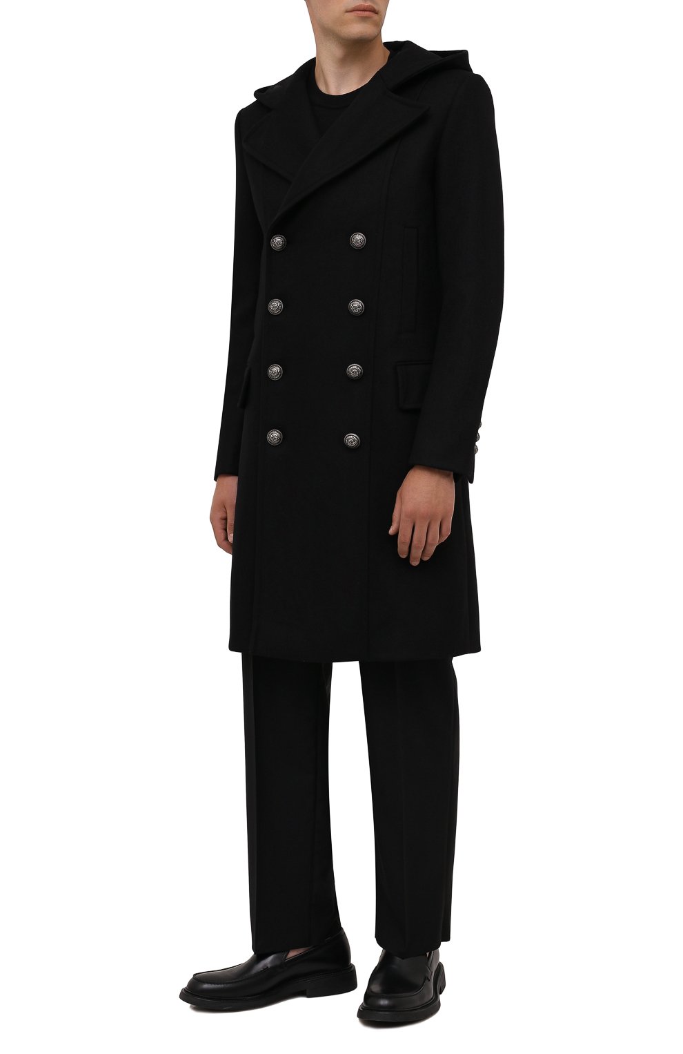 Пальто из шерсти и кашемира BALMAIN, арт. WH1UB001/T158, фото 2