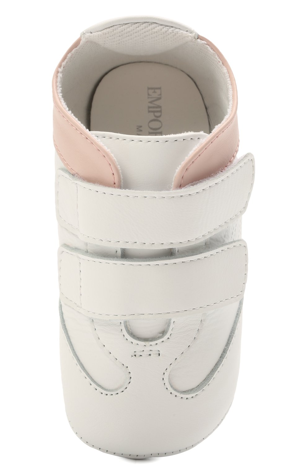 Кожаные пинетки EMPORIO ARMANI, арт. XLX002/X0N01, фото 4