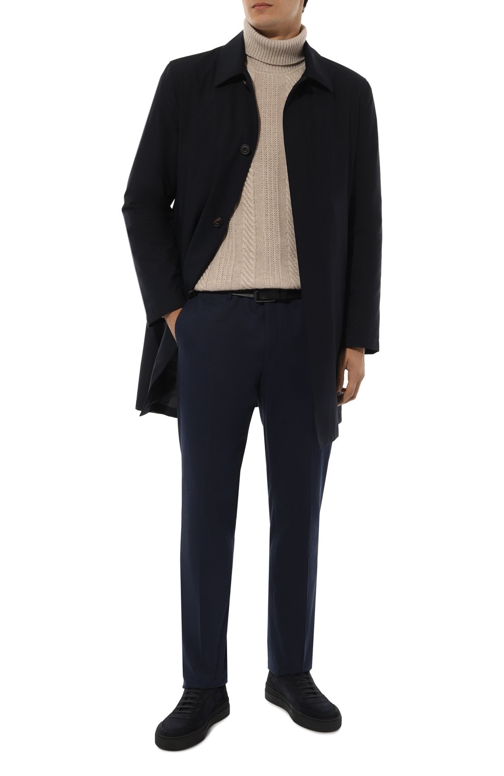 Замшевые кеды ergo BLU BARRETT темно-синего цвета по цене 43950 руб., арт. ERG0-12653.16, фото 2 Замшевые кеды ergo BLU BARRETT, арт. ERG0-12653.16, фото 2