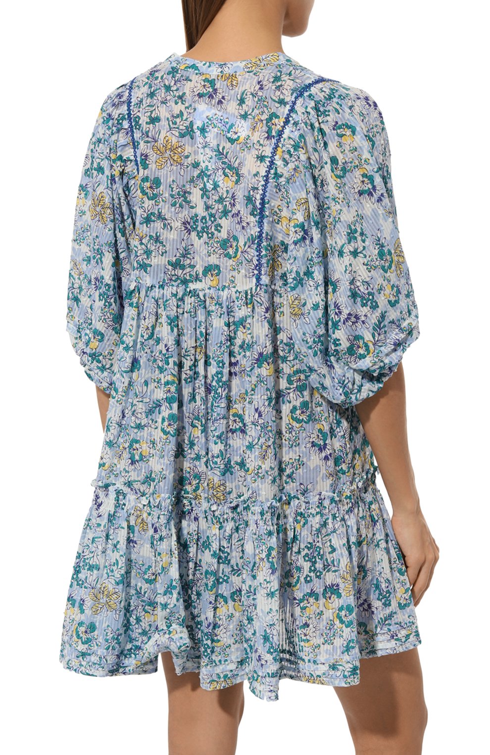 Хлопковое платье POUPETTE ST BARTH, арт. W4RH24N0SYU, фото 4