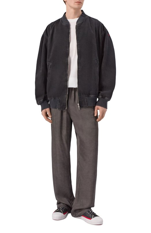 Брюки из вискозы Diesel A20500/0ALBG Серый  A20500/0ALBG Фото 2