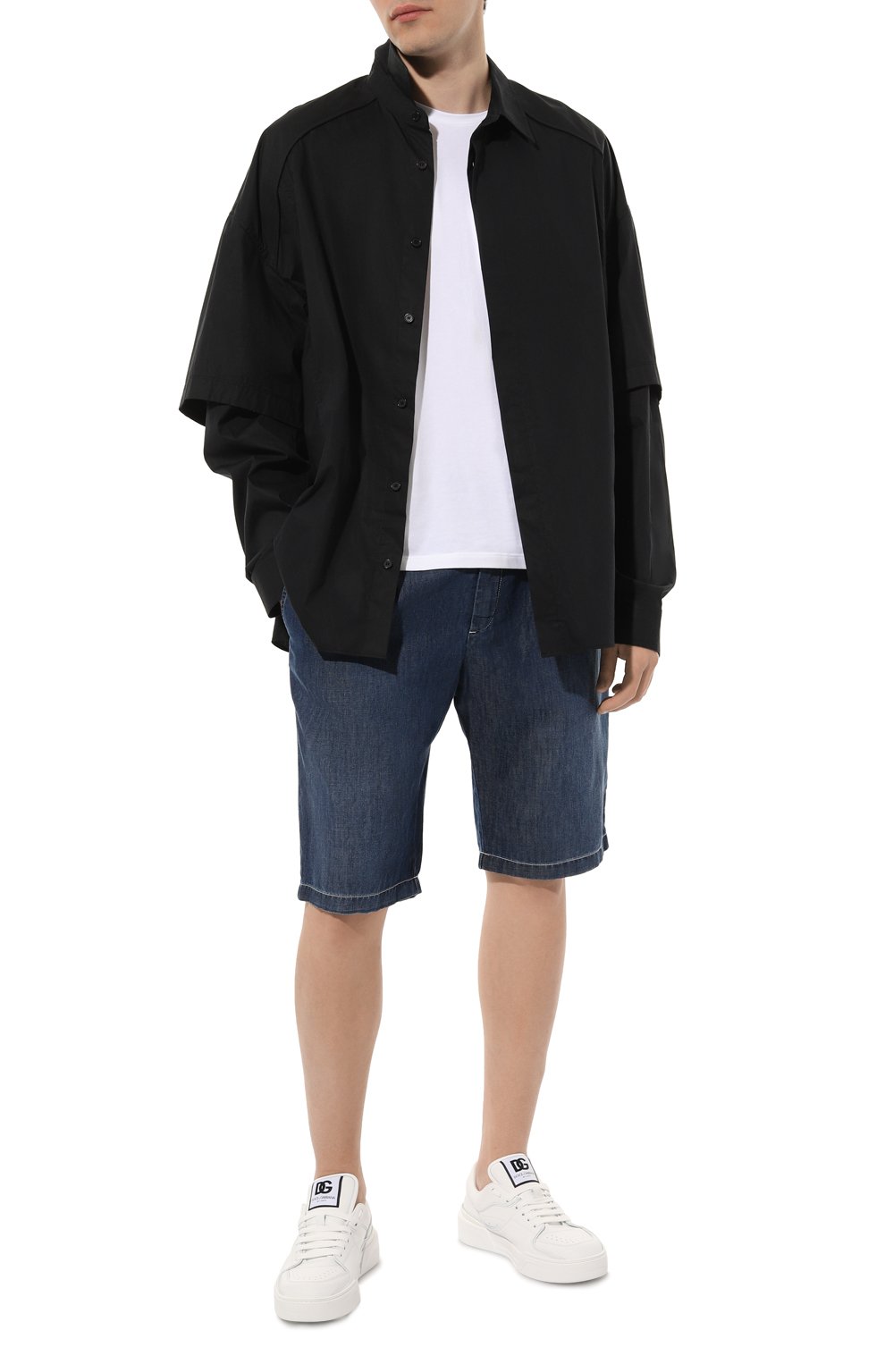 Шорты из хлопка и льна PAUL&SHARK, арт. 23414127, фото 2