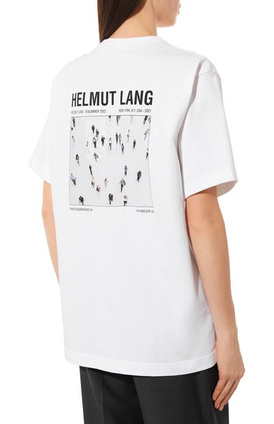 Хлопковая футболка HELMUT LANG, арт. M05HM520, фото 4