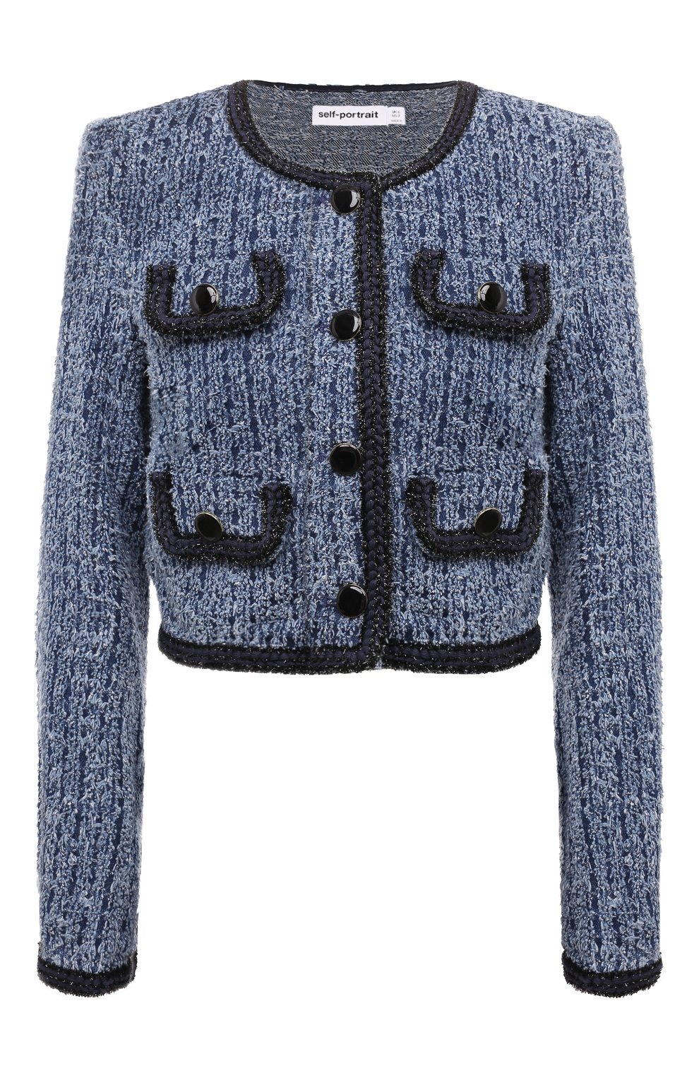 Джинсовый жакет SELF-PORTRAIT, арт. PF24-826J-BL, фото 1