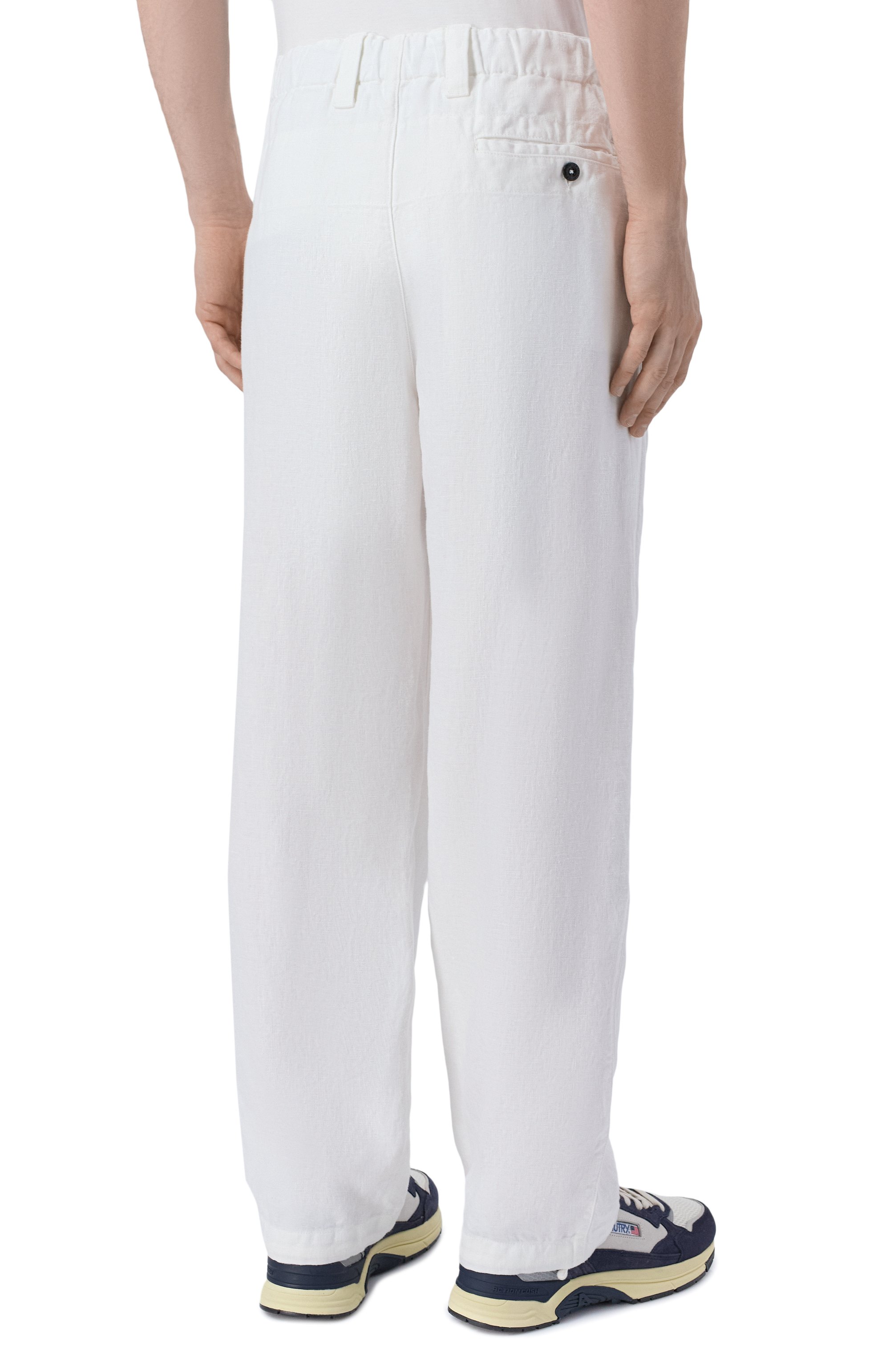 Брюки из хлопка и льна C.P. COMPANY, арт. 20CMPA251A/1103410, фото 4