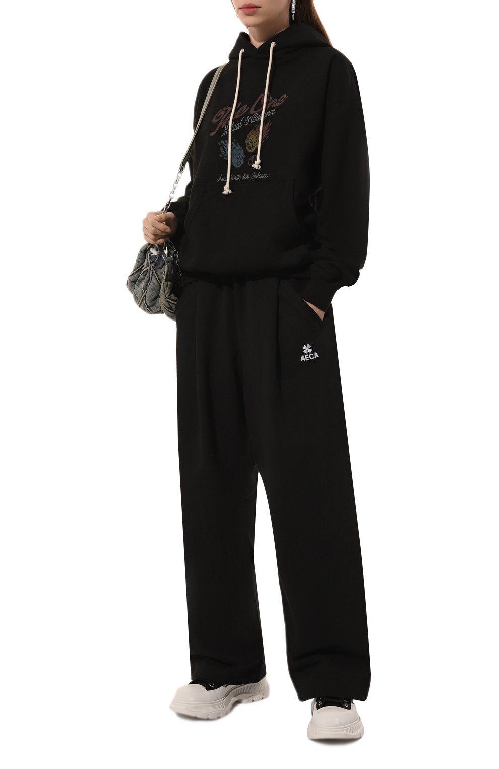 Хлопковое худи AECA WHITE, арт. FWCMFWBDTSPSO009C0, фото 2