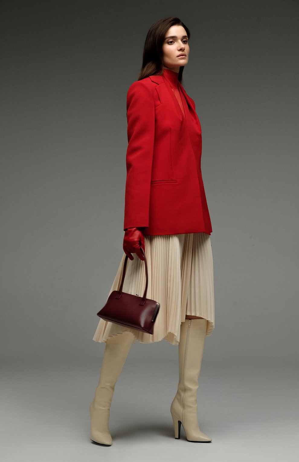 Плиссированная юбка JIL SANDER, арт. JSCT351202-WT440200, фото 6