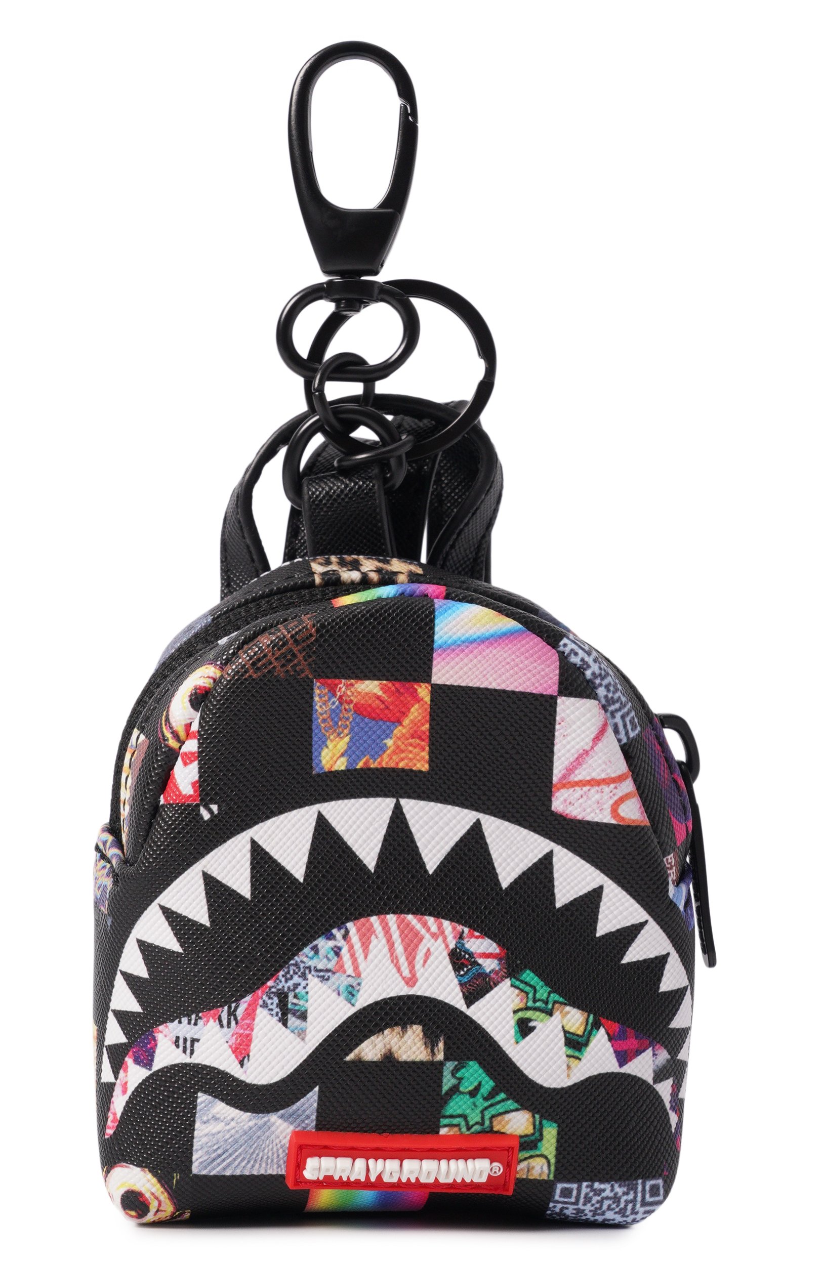 Ключница SPRAYGROUND, арт. 910K9442NSZ/CRAZY CHECK BACKPACK KEYCHAIN, фото 1