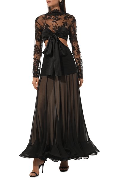 Комбинированное платье ZIMMERMANN, арт. 1491DF241, фото 2