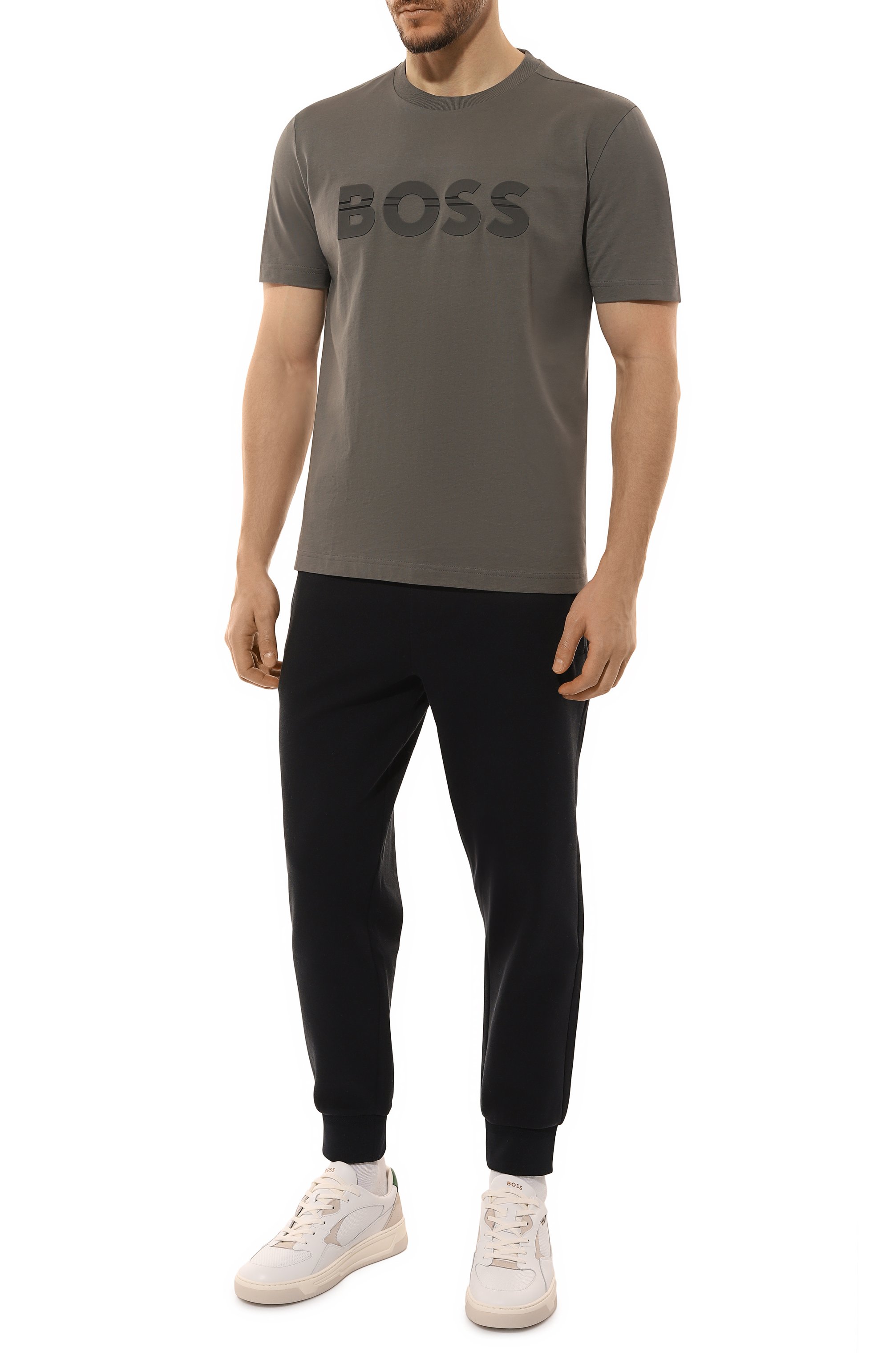 Хлопковая футболка BOSS GREEN, арт. 50525208, фото 2
